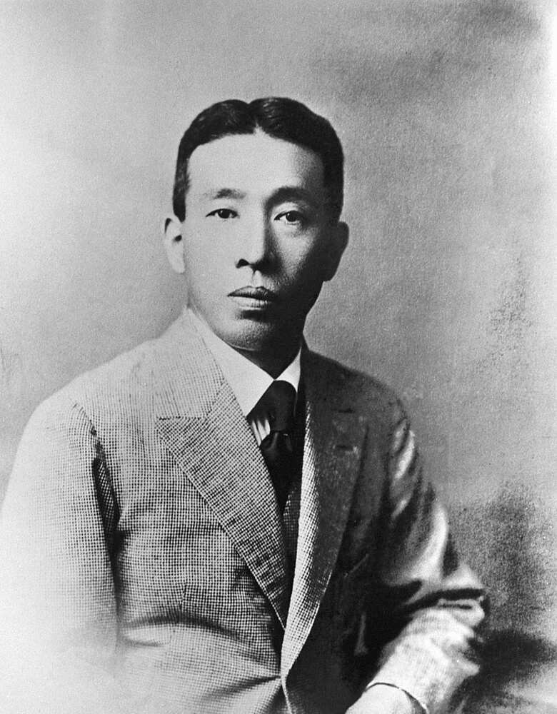 shinjiro torii un homme d'affaire brillant à l'origine du whisky japonais et doué pour l'assemblage