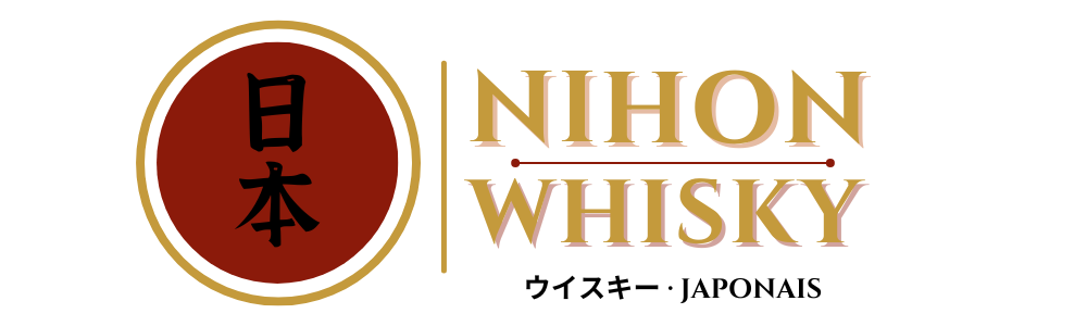 Logo Nihon Whisky transparent pour fond noir l'art du whisky japonais