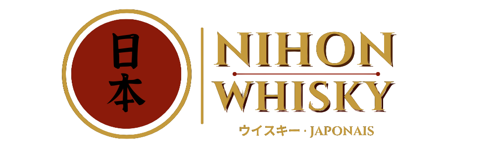 Logo Nihon Whisky transparent pour fond noir l'art du whisky japonais